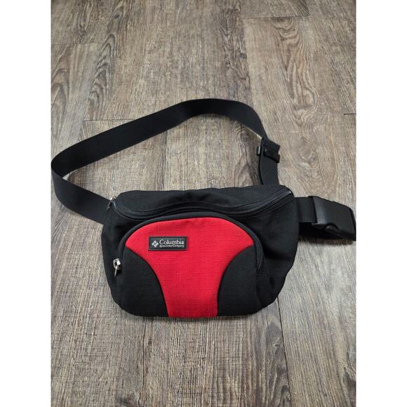 Columbia Retro Waist Bum Bag Fanny Pack in “Stony Butte Red Alert” Color NEW - Picture 1 of 5